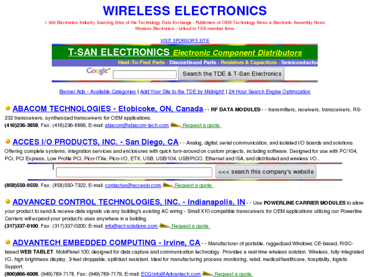 www.wirelesselectronics.com