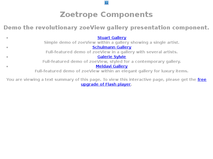 www.zoetropecomponents.com