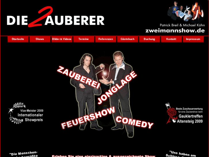 www.zweimannshow.de