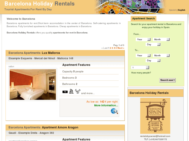 www.barcelonaholidayrentals.com