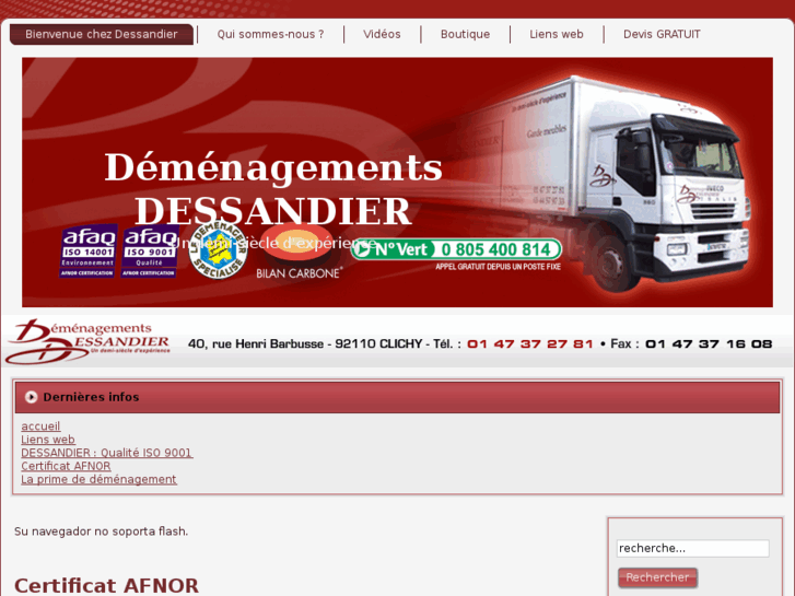 www.demenagementsdessandier.com