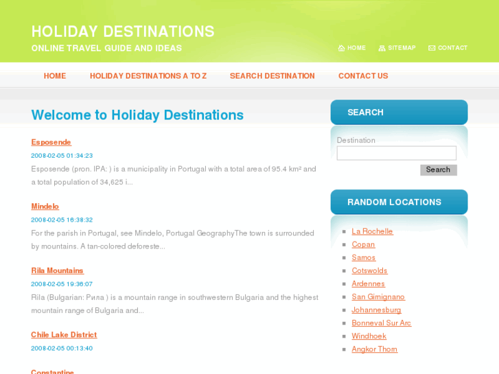 www.holidaydestinationsa2z.org