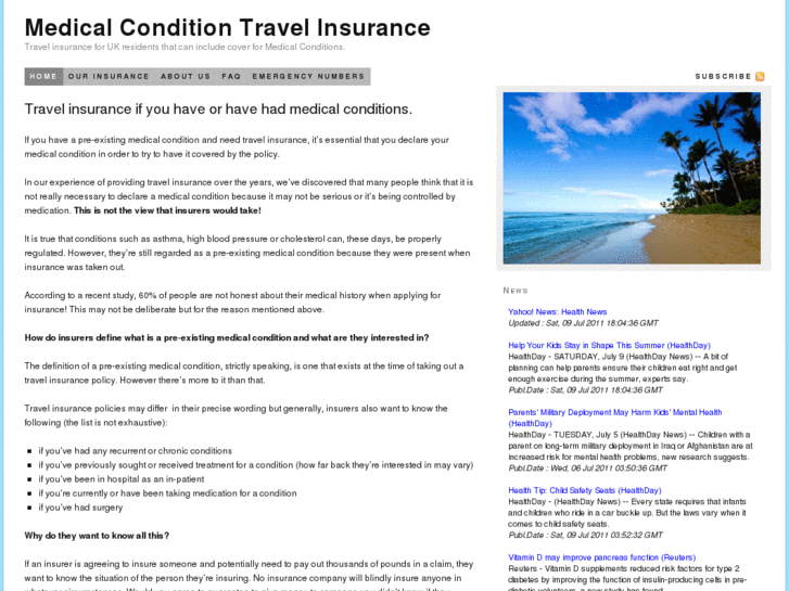 www.medicalconditiontravelinsurance.com