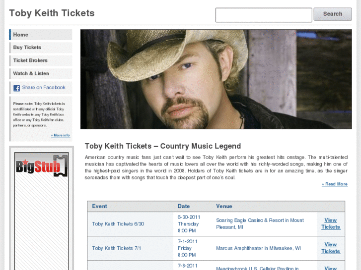 www.tobykeithtickets.me