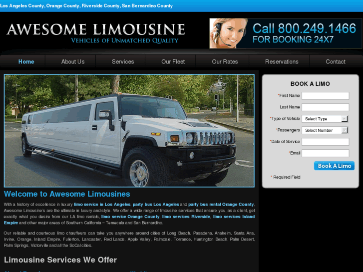 www.awesomelimousines.com