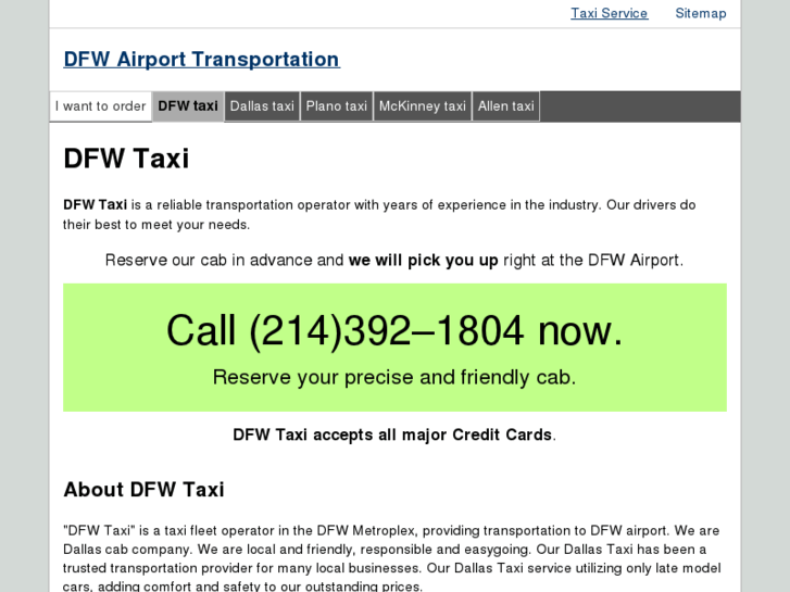 www.dallasdfwtaxi.com