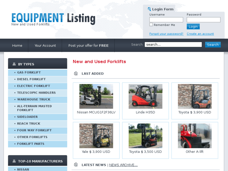 www.equipmentlisting.com