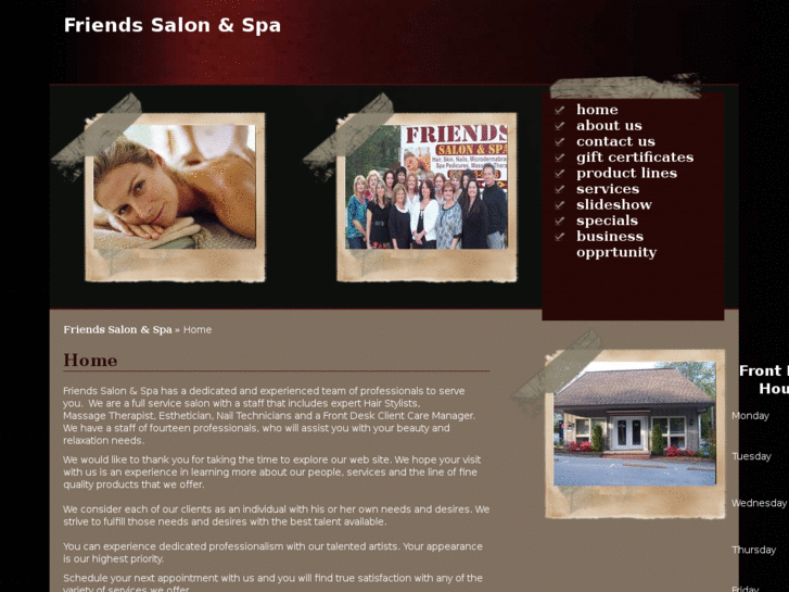 www.friendssalonandspa.net