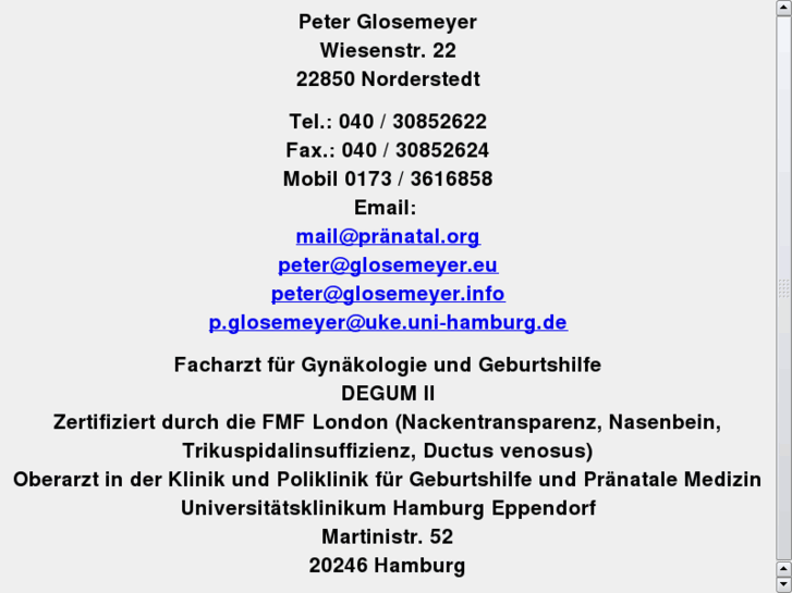 www.glosemeyer.info