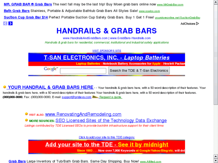 www.handrailsandgrabbars.com