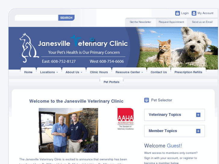 www.janesvillevetclinic.com