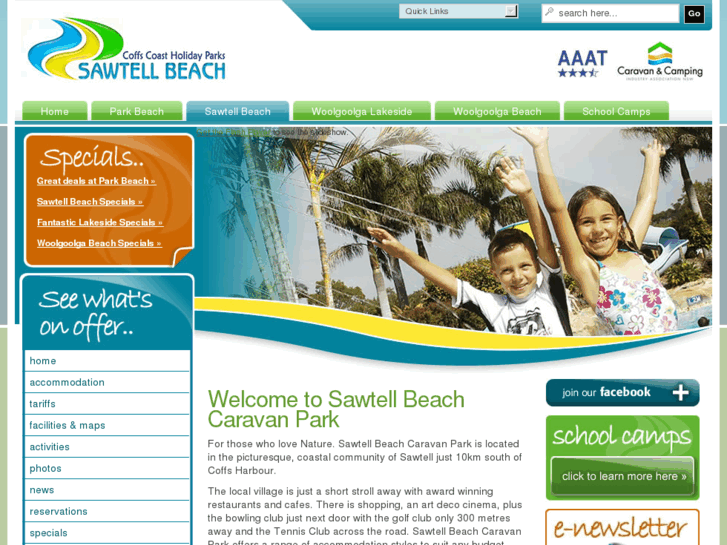 www.sawtellbeachcaravanpark.com.au