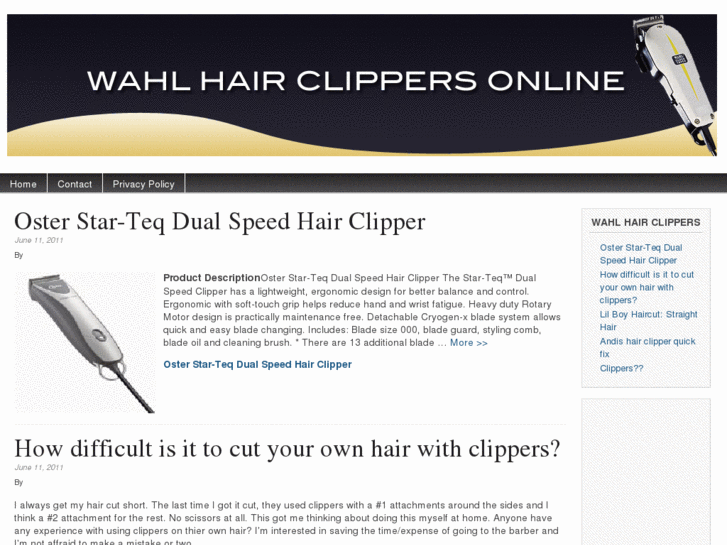 www.wahlhairclippersonline.net