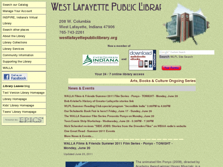 www.westlafayettepubliclibrary.org