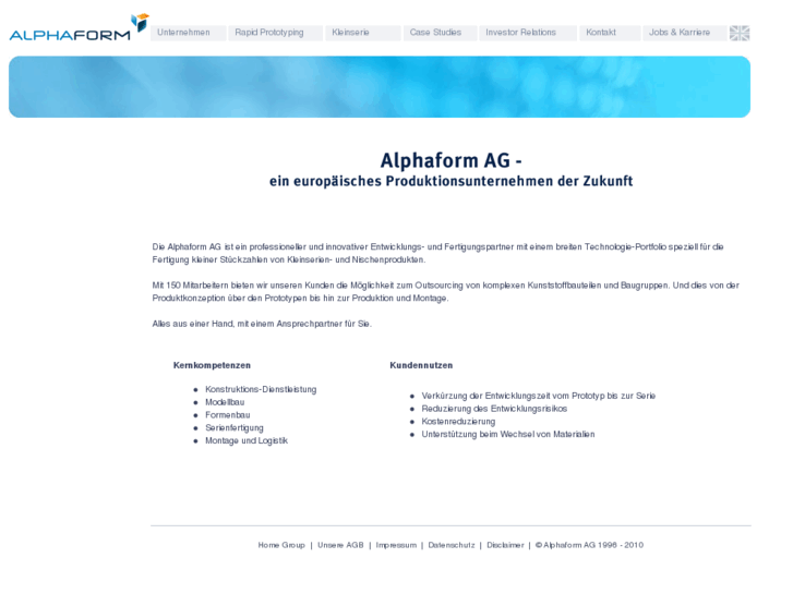 www.alphaform100.de