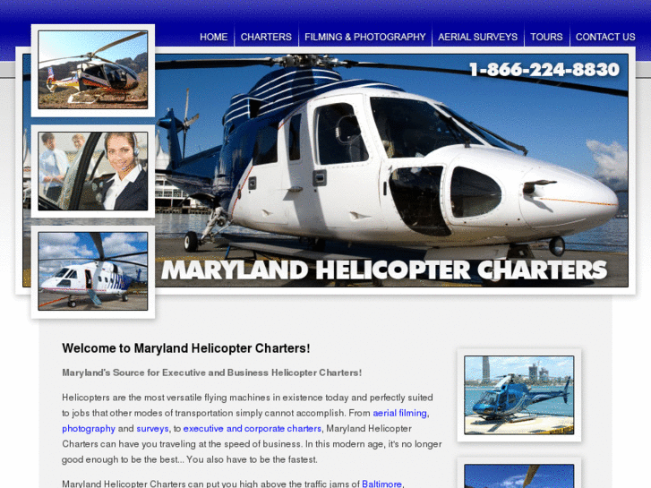 www.marylandhelicoptercharters.com