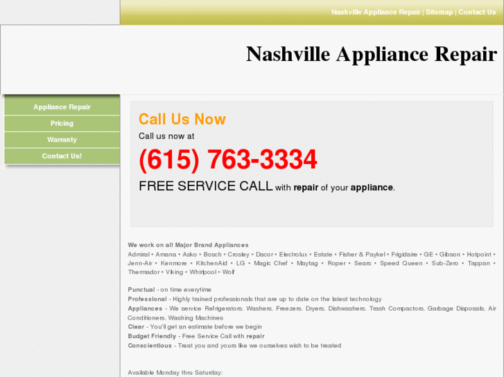 www.nashvilleappliance.com