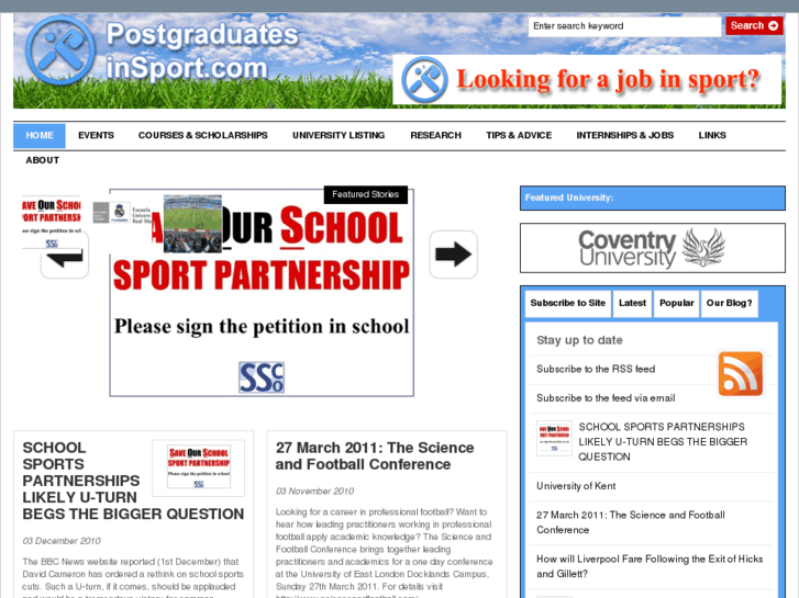 www.postgraduatesinsport.com