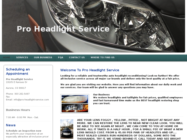 www.pro-headlight-service.com