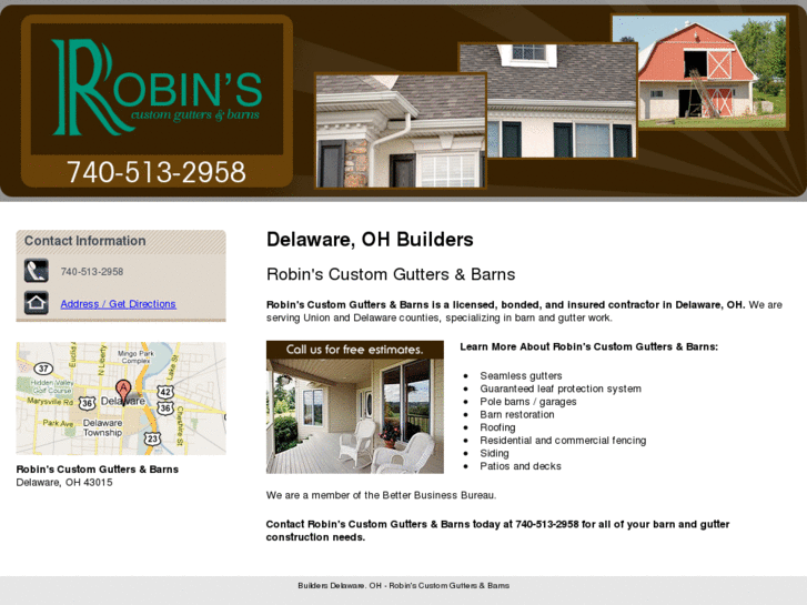 www.robinscustomguttersandbarns.com