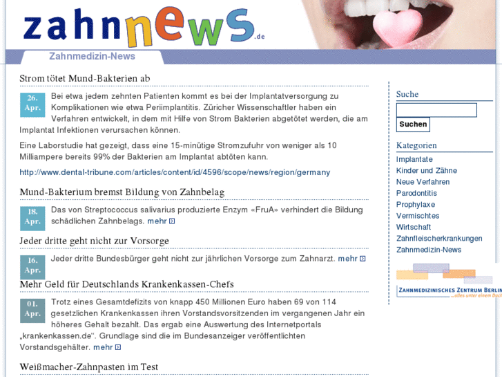 www.zahnnews.de