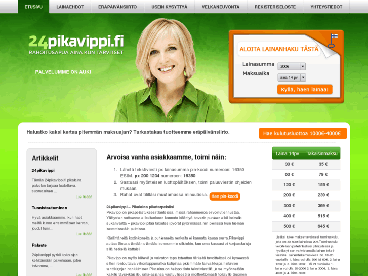 www.24pikavippi.fi