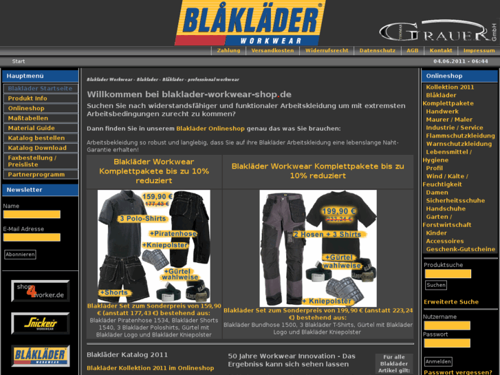 www.blaklader-workwear-shop.de