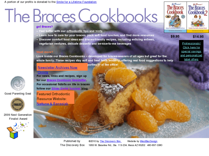 www.bracescookbook.com