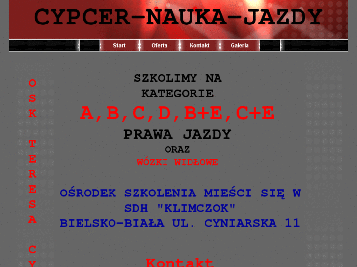 www.cypcer-nauka-jazdy.pl