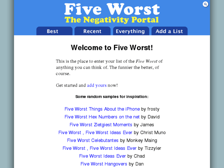 www.fiveworst.com