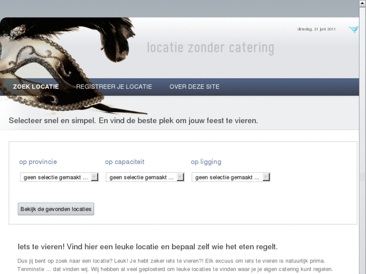 www.locatiezondercatering.nl