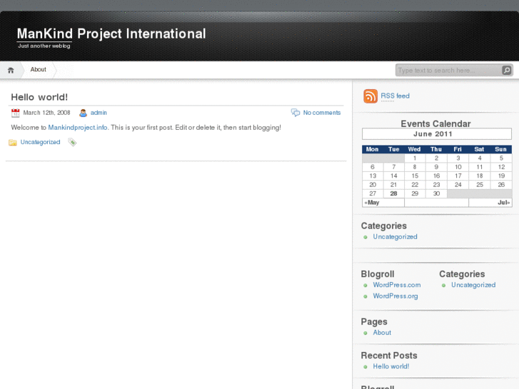 www.mankindproject.info