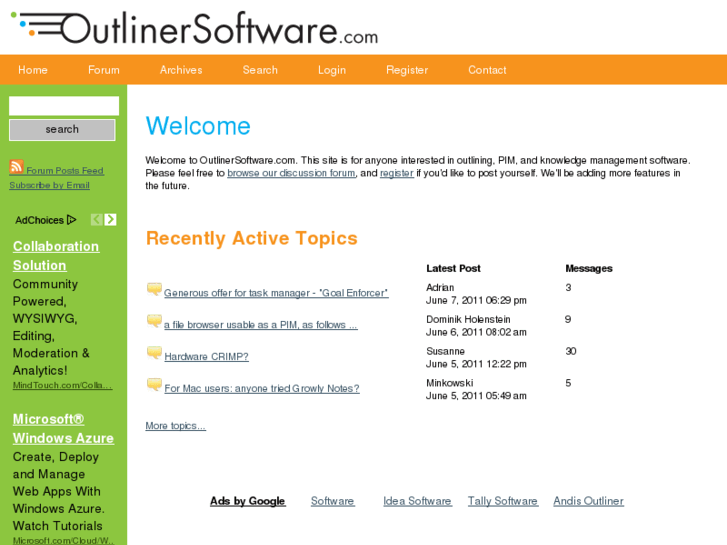 www.outlinersoftware.com