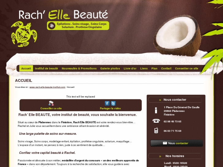 www.rach-elle-beaute-institut.com