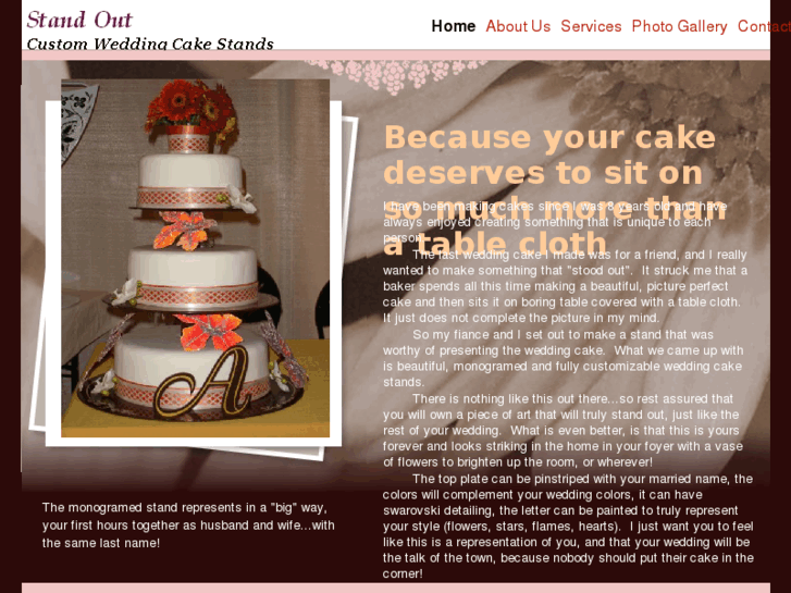 www.standoutweddingcake.com