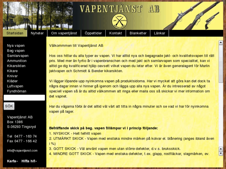 www.vapentjanst.com