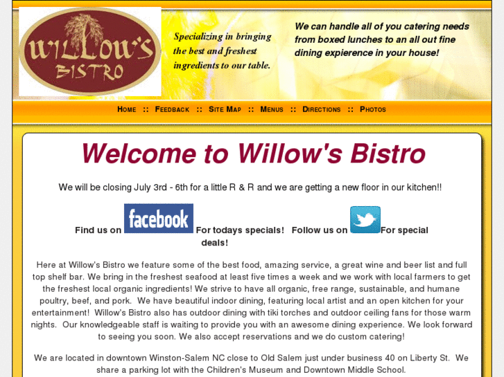 www.willowsbistro.net