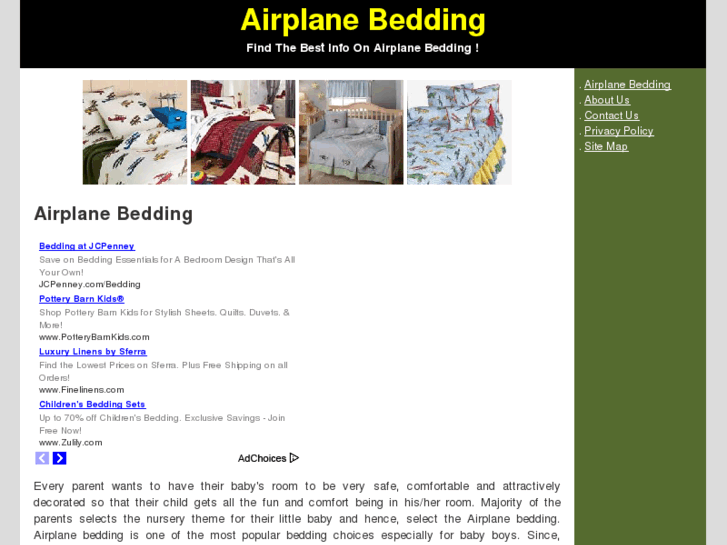 www.airplane-bedding.org