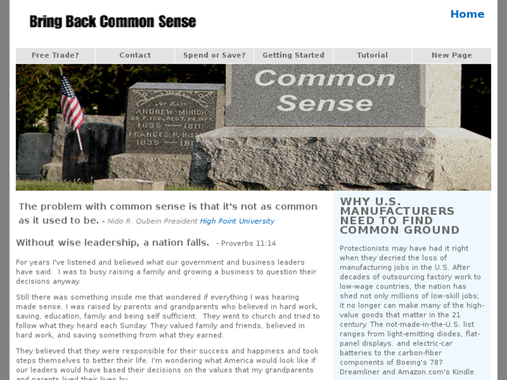 www.bringbackcommonsense.com