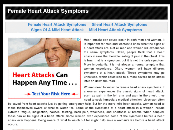 www.femaleheartattacksymptoms.info