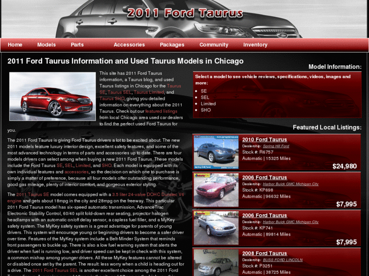 www.ford2011taurus.com