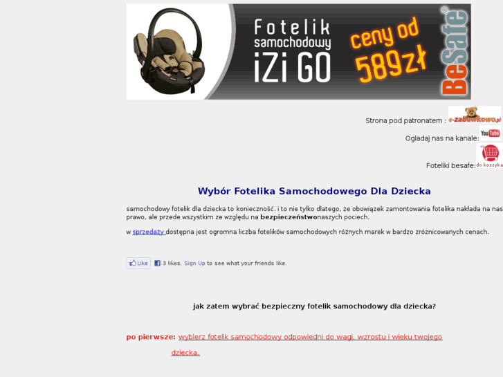 www.fotelikibesafe.pl