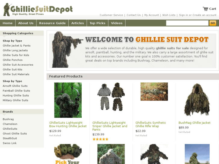 www.ghilliesuitdepot.com