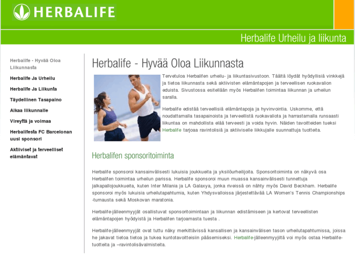 www.herbalifeurheilujaliikunta.fi