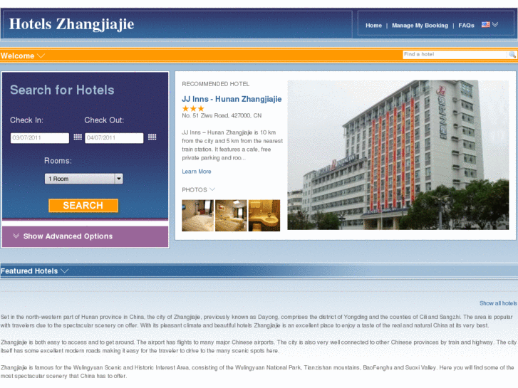 www.hotelszhangjiajie.com