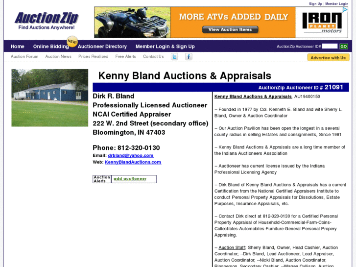 www.kennyblandauctions.com