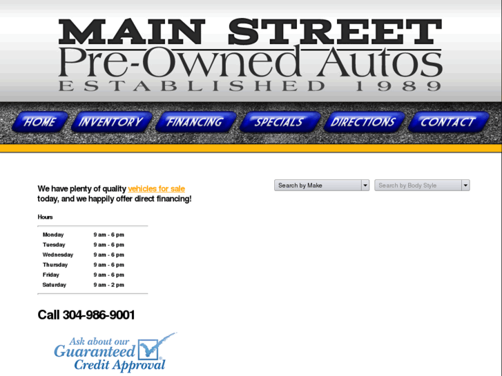 www.mainstreetpreownedautos.com