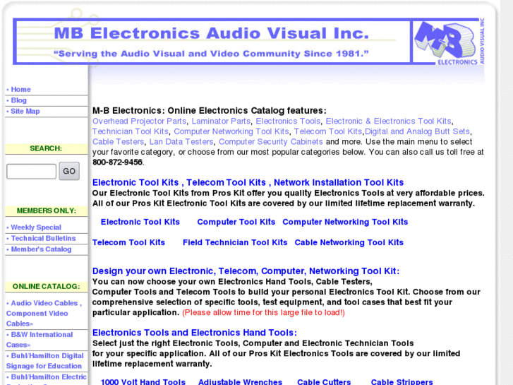 www.mbelectronics.com