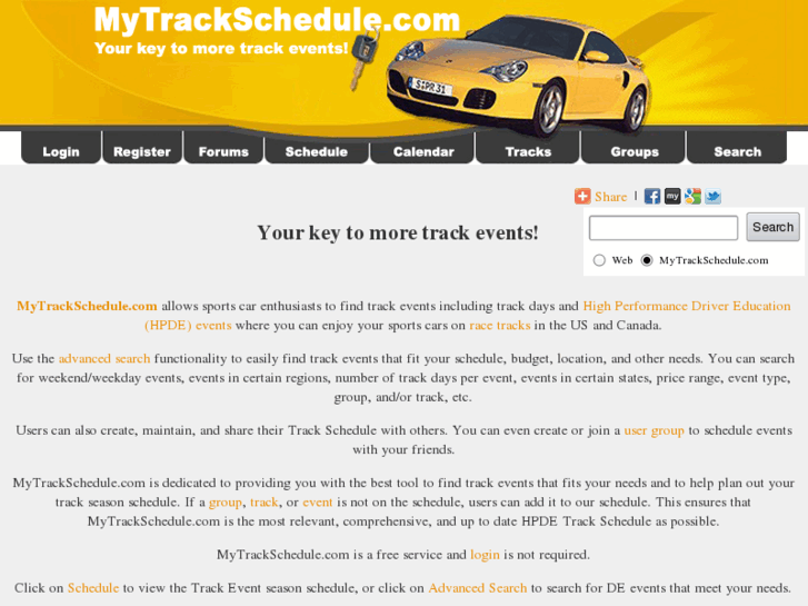 www.mytrackschedule.com