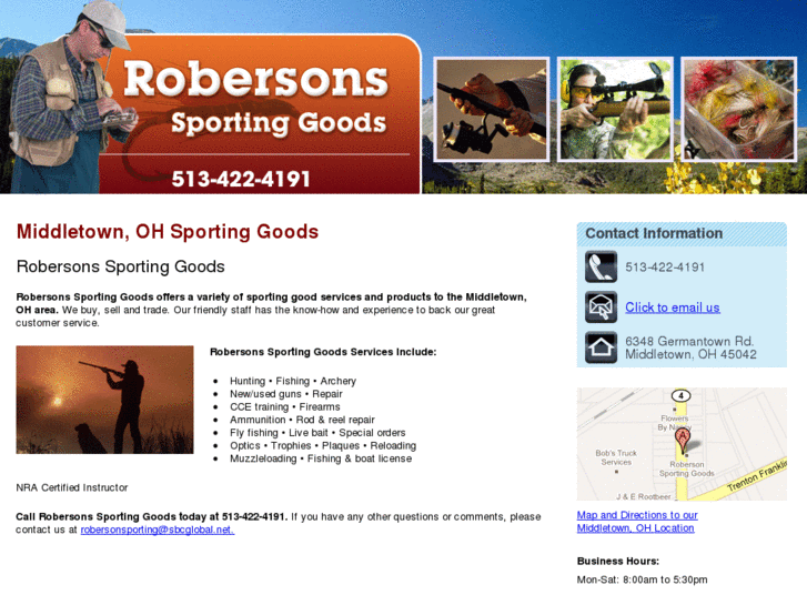 www.robersonsportinggoods.com